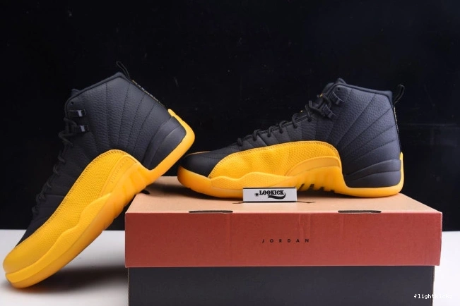 12 Air Jordan University Retro Black Gold 130690-070 0818